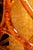 Metal Mid 20th Century Mid-Century Spaghetti Swag Pendant Fixture in Orange For Sale - Image 7 of 7