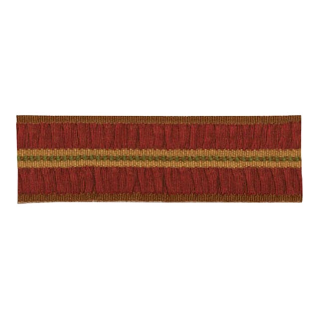 Sample - Schumacher Camden Braid in Currant For Sale