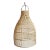 Raw Rattan Braided Lantern Pendant Light For Sale