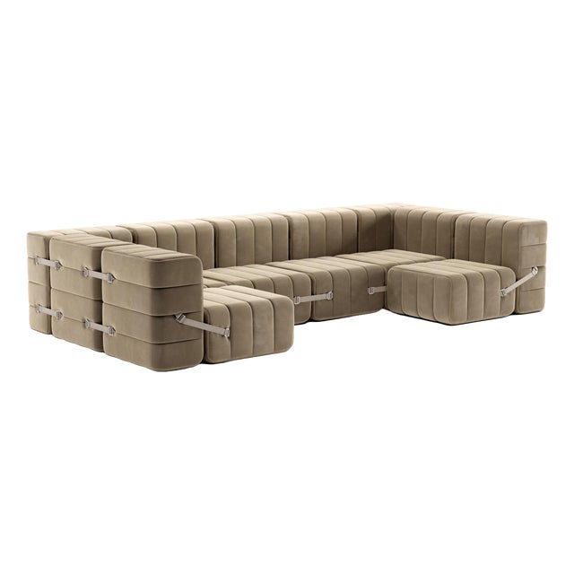 Modular Lounge Sofa in Fabric by Ambivalenz, Barcelona, Set of 15 For Sale