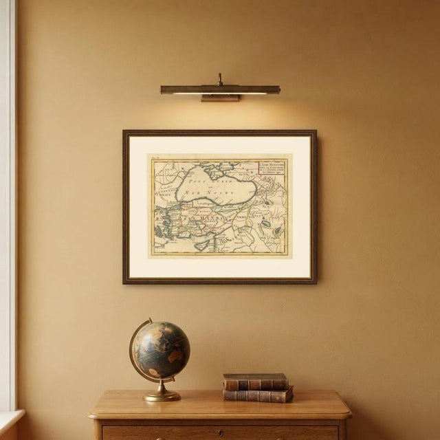 Antique Asia Minor Map with Classical Regions by Pluche, 1765 For Sale - Image 10 of 12