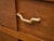 Four Drawer 1950s High Boy With Gold Hardware For Sale - Image 11 of 11