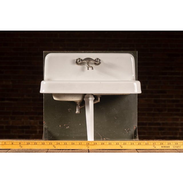 Vintage Porcelain Sink Salesman Sample For Sale - Image 9 of 9