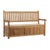 Wood Outdoor Classic Contemporary Teak Trunk Bench For Sale - Image 7 of 7