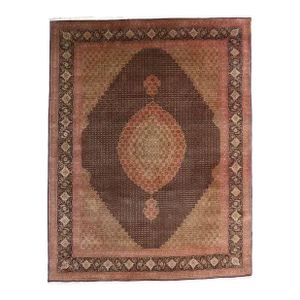 Vintage Persian Tabriz Rug - 09'10 X 12'09