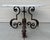 French Art Nouveau Iron Coffee Table With Italian Carrara Marble Top, Late 19th C. For Sale In San Diego - Image 6 of 18