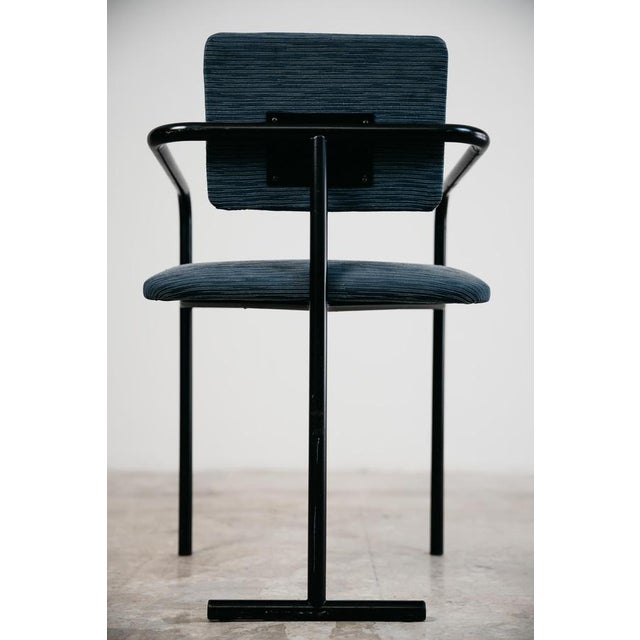 Vintage Postmodern Minimalist Armchair, 1980s For Sale - Image 11 of 13