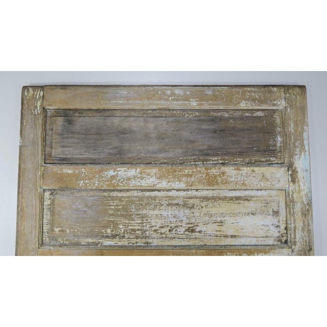 Blue 19th Century French Painted Barn Door For Sale - Image 8 of 11