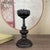 Bronze Pair of Bronze Lotus Candlesticks – 5.9" Buddhist Altar Candle Holders With Dragon Base For Sale - Image 8 of 11