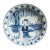 Chinese Ceramic Plate,Blue and White Porcelain Plate Hand Painted Figures Story Pattern For Sale