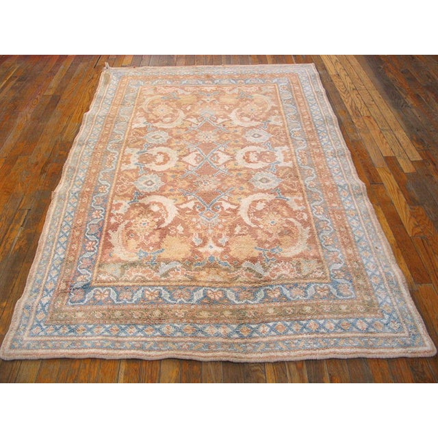 Antique Agra cotton rugs, measures: 4'2" x 6'8". Knotted Cotton Antique Agra - 1930s Rectangle Ivory Small Scatter Size...