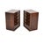 Mid-Century Modern Vintage Danish Bedside Chests by Henning Korch for Silkeborg, 1960s, Set of 2 For Sale - Image 3 of 11