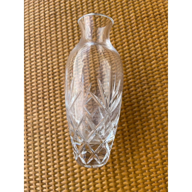 Vintage Charleston Bud Vase. Fans and criss cross design. Signed Lenox. Measures 6.75”x 2.75” wide.