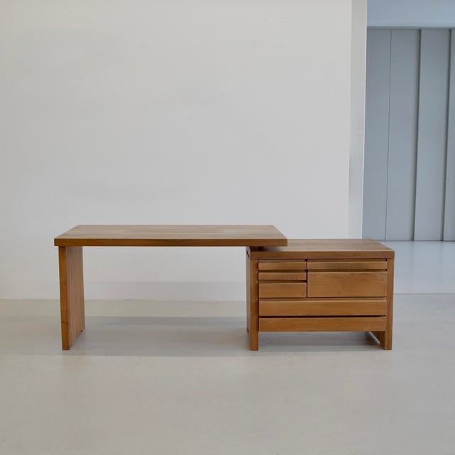 Mid-Century Modern B19 E Desk by Pierre Chapo, 1975 For Sale - Image 3 of 3