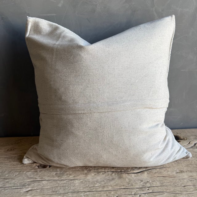 Not Yet Made - Made To Order Vintage Rug Pillow Cover With Original Seams For Sale - Image 5 of 6