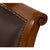 Wood French Empire Dining Chairs in Brown Leather, Sets of 2 For Sale - Image 7 of 11
