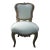 19th Century French Louis XV Style Painted and Parcel Gilt Children's Chair For Sale