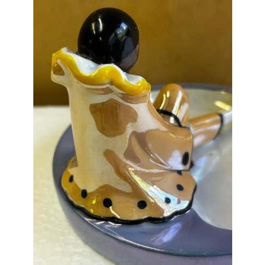 Noritake Harlequin Figure with mask sitting in a bowl For Sale In Philadelphia - Image 6 of 8