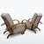 Vintage Art Deco Reclining Lounge Chairs, 1930s, Set of 2 For Sale - Image 4 of 15