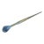 Vintage Handmade Carved Wood Blue Paintbrush Sculpture For Sale