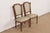 Baker Furniture Company Baker Furniture Style French Regency Louis XVI Carved Walnut Side Chairs or Dining Chairs, Pair For Sale - Image 4 of 13