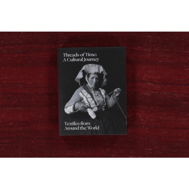 Vintage Afghan Solid Kilim in Red with Geometric Tribal Patterns - Rug & Kilim For Sale - Image 9 of 9