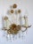 Metal Brass & Lead Crystal Wall Lamp from Palwa, 1960s For Sale - Image 7 of 11