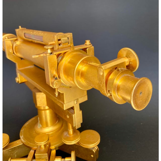 French Brass Theodolite by H. Morin Paris, Late 19th Century For Sale - Image 5 of 10