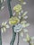 Custom Hand-Painted Silk Chinoiserie Mural | Dusty Lavender Botanical Heron Wallpaper | Luxury Handcrafted Wall Covering For Sale - Image 4 of 6