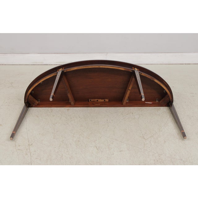 Stickley Inlaid Mahogany Federal Console Hall Table For Sale - Image 13 of 15