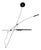 David Weeks Studio #444 Otto Two Arm Pendant For Sale
