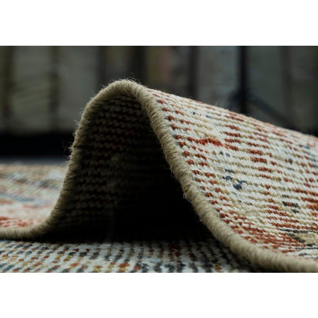 Textile Turkish Vintage Anatolian Rug 4'2" x 6'7" #17606 For Sale - Image 7 of 8