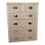 1980's Henry Link Style Coastal 6 - Drawer Wicker Dresser For Sale