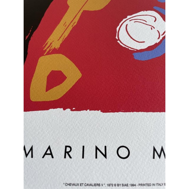 Marino Marini, Chevaux et Cavaliers V, 1972 / 1994, Silk-screen For Sale - Image 3 of 10