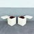 1990s Postmodern Tessellated Stone Swivel Top Side Table With Storage - A Pair For Sale - Image 5 of 10