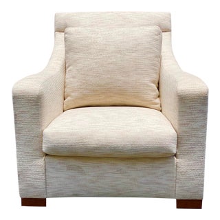 Donghia Bond Street Coupe Beige Club Chair For Sale