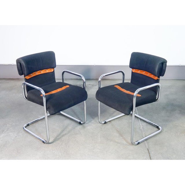1970s Chairs by G. Faleschini for Mariani, Set of 4 For Sale - Image 5 of 9