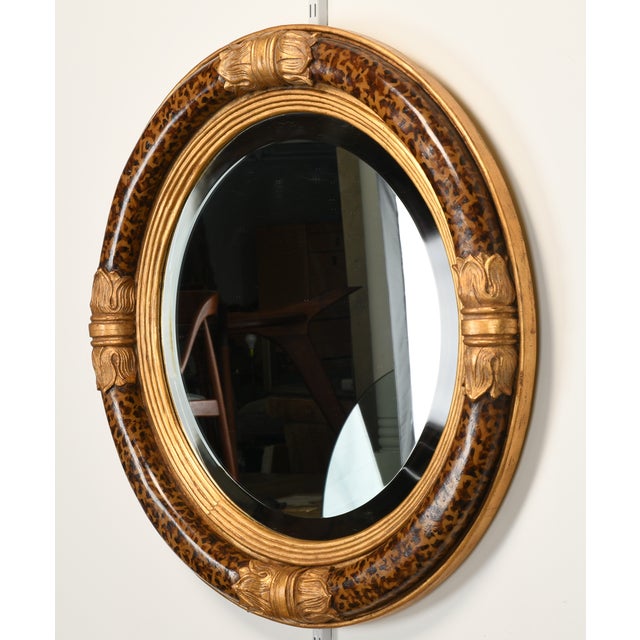 Late 20th Century Late 20th Century Decorative Regency Style Mirror For Sale - Image 5 of 7