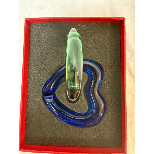 Early 21st Century Baccarat Linking Hearts + Box For Sale - Image 5 of 12