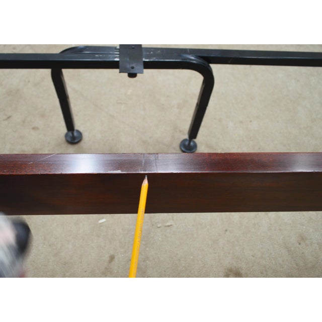 Early 21st Century Henkel Harris Mahogany King Rice Poster Bed For Sale - Image 5 of 15