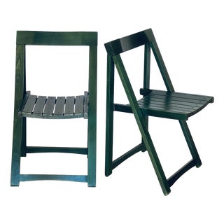 Folding Chairs attributed to Aldo Jacober and Alberto Bazzani, Set of 2 For Sale