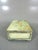 1950s Antique Chinese Pale Green Jade Panel Trinket Box With Cloisonné Enamels - Hinged Gilt Catchall With Semi Precious Stone Flowers For Sale - Image 5 of 9