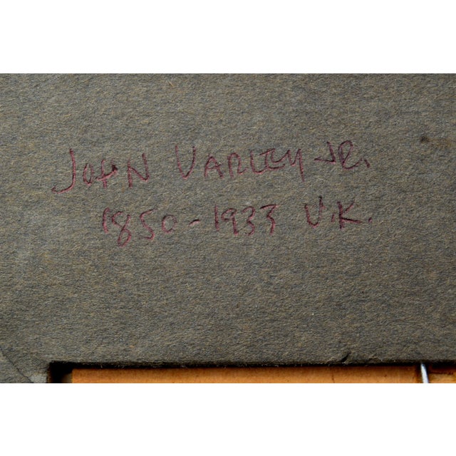 Impressionist Pen and Ink Illustration Castle Ruins Landscape John Varley Jr For Sale In Monterey, CA - Image 6 of 7