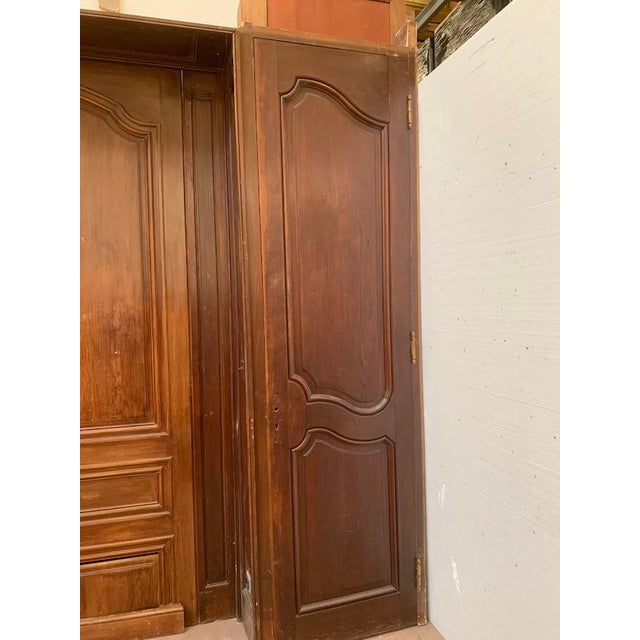 Brown 19th Century Louis XV Carved Oak Paneling Element For Sale - Image 8 of 12