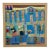 Original 1993 "Prana" Ubud Bali Modern Primitive Painting – Vintage Geometric Balinese Folk Art. For Sale