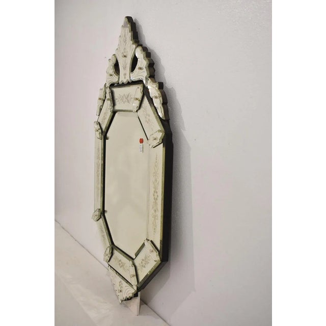 Antique Venetian Mirror with Glass Fram, 20th Century For Sale - Image 6 of 10