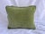 Early 21st Century Pair of Fortuny Printed Textile Pillows in Emerald and Celadon Green For Sale - Image 5 of 5