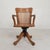 Oak Office Chair with Adjustable Spring System and Height Adjustment, 1950s For Sale - Image 11 of 18