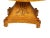 The product is a 1950s Italian Marquetry Pedestal Center Table made of brown wood with a satinwood handle. It stands at a...