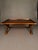 Campaign Vintage Campaign Style Mahogany Coffee Table With Removable Leather-Lined Trays & Brass Accents, Circa 1980 For Sale - Image 3 of 13